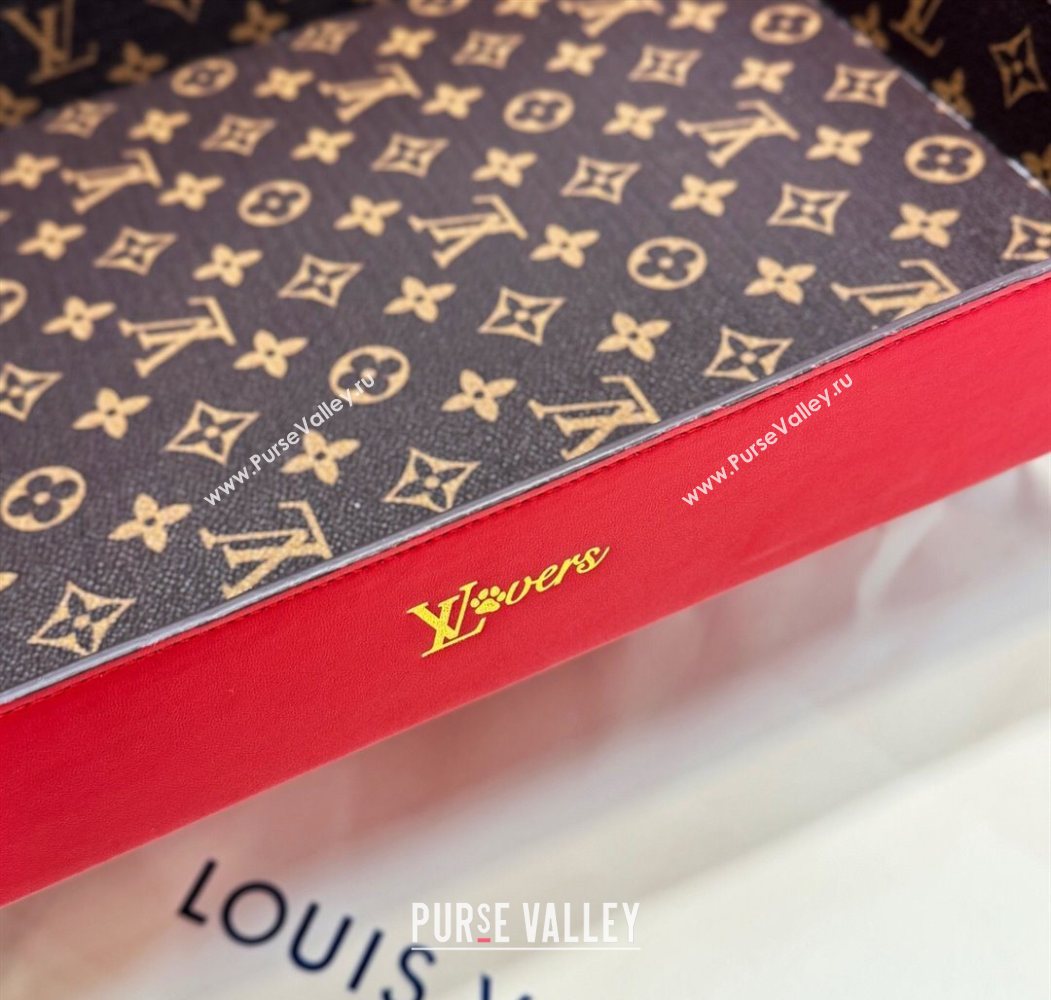 Louis Vuitton LV Vers Monogram Tray Red 2025 GI1280 (HY-250616093)