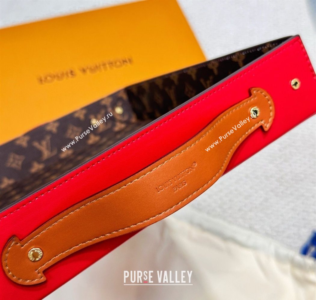 Louis Vuitton LV Vers Monogram Tray Red 2025 GI1280 (HY-250616093)