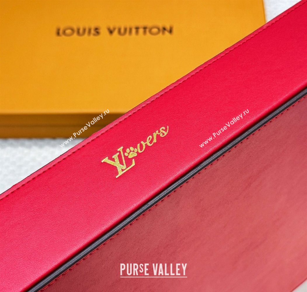 Louis Vuitton LV Vers Monogram Tray Red 2025 GI1280 (HY-250616093)
