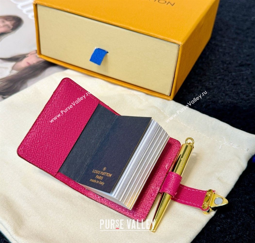 Louis Vuitton Mini Book Bag Charm and Key Holder White/Multicolor 2025 0616 (HY-250616096)