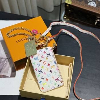 Louis Vuitton LV x TM Phone Holder White/Multicolor 2025 M14099 (HY-250616113)