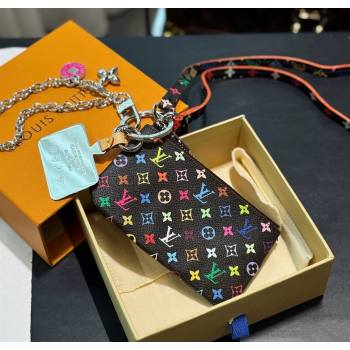 Louis Vuitton LV x TM Phone Holder Black/Multicolor 2025 M14099 (HY-250616114)