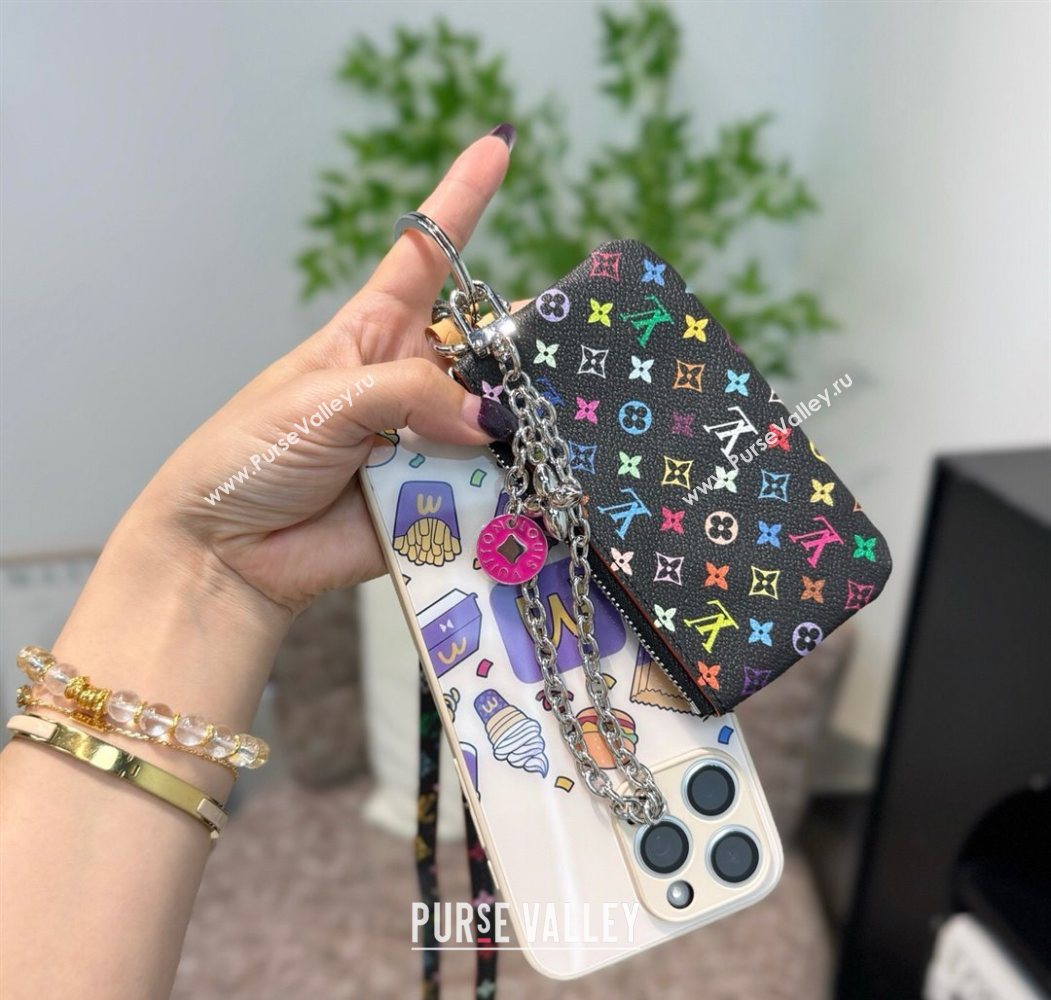 Louis Vuitton LV x TM Phone Holder Black/Multicolor 2025 M14099 (HY-250616114)