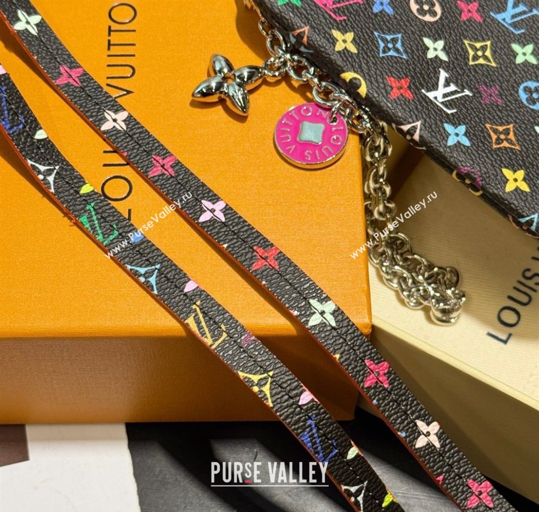 Louis Vuitton LV x TM Phone Holder Black/Multicolor 2025 M14099 (HY-250616114)