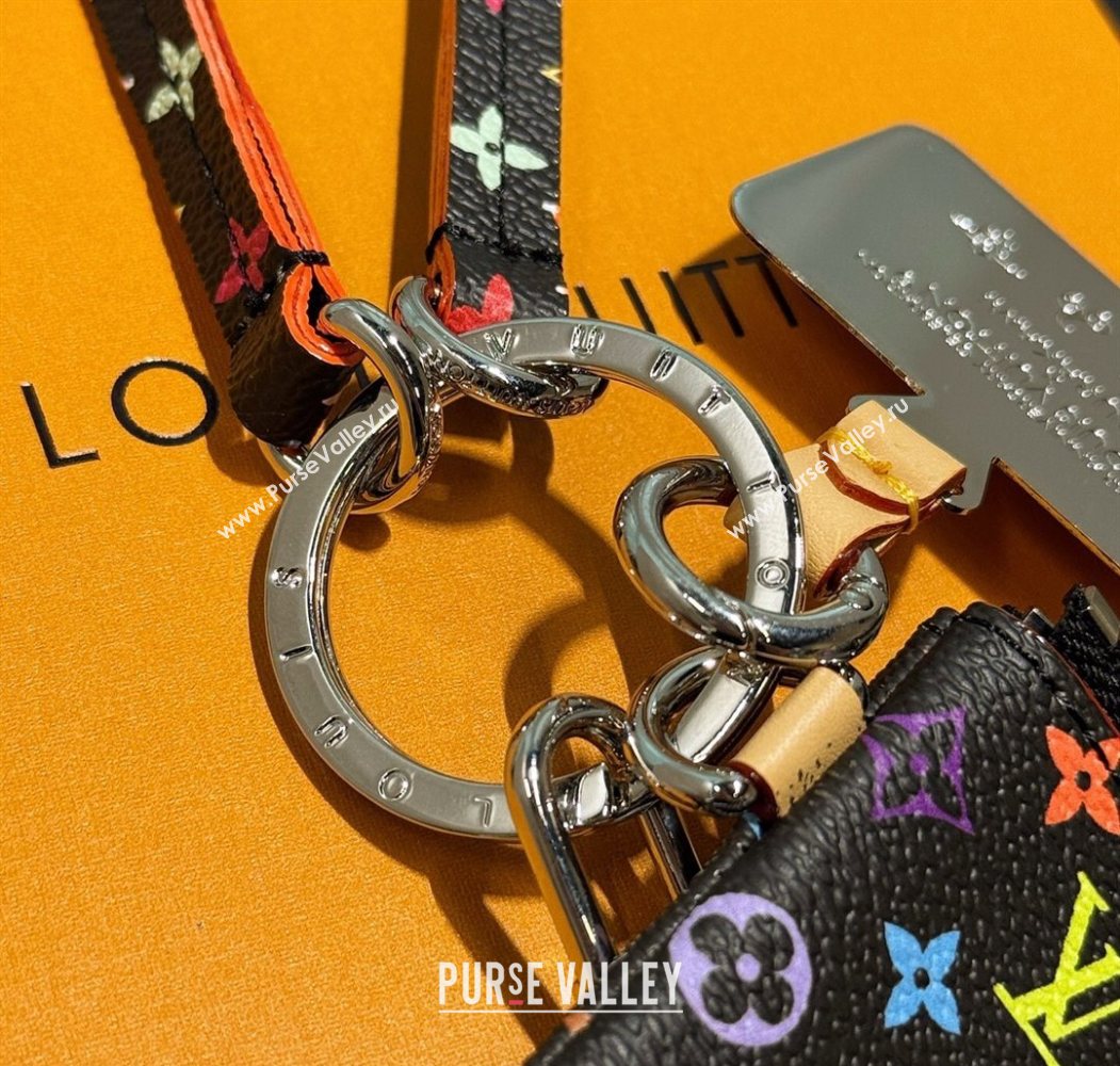 Louis Vuitton LV x TM Phone Holder Black/Multicolor 2025 M14099 (HY-250616114)