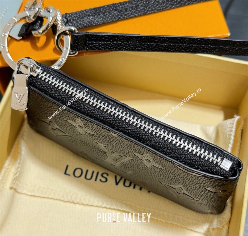 Louis Vuitton Phone Holder Black Grained 2025 M14099 (HY-250616115)