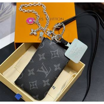 Louis Vuitton Phone Holder Black Monogram 2025 M14099 (HY-250616117)