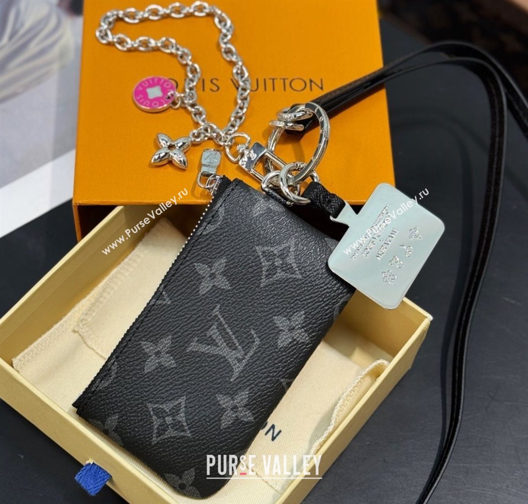 Louis Vuitton Phone Holder Black Monogram 2025 M14099 (HY-250616117)