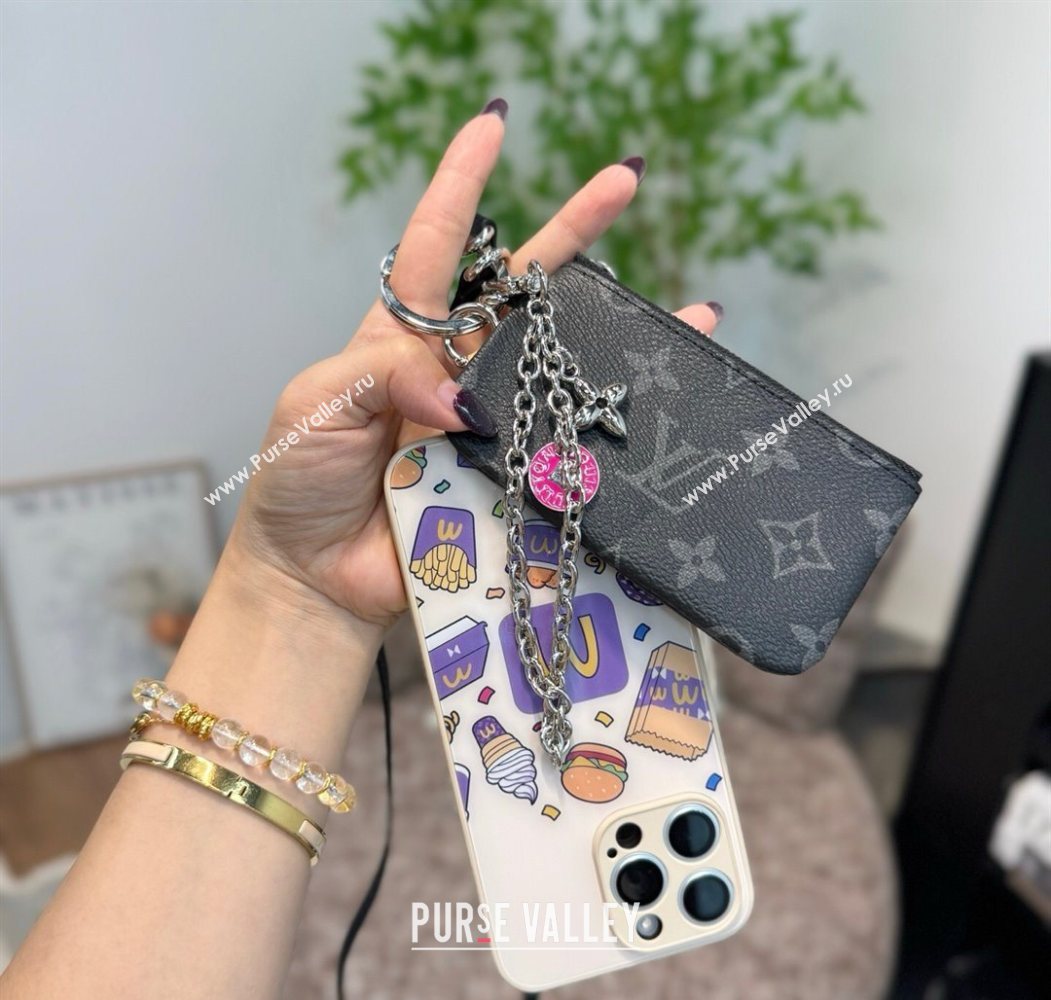 Louis Vuitton Phone Holder Black Monogram 2025 M14099 (HY-250616117)