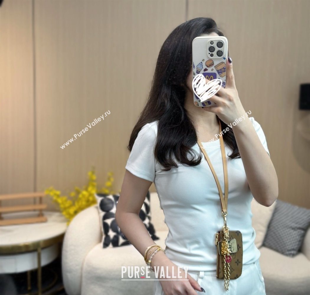 Louis Vuitton Phone Holder Monogram Reverse 2025 M14099 (HY-250616119)