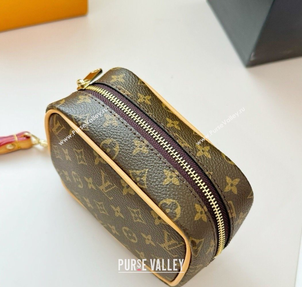 Louis Vuitton Mini Vanity Monogram Clutch Brown Monogram 2025 0616 (HY-250616120)