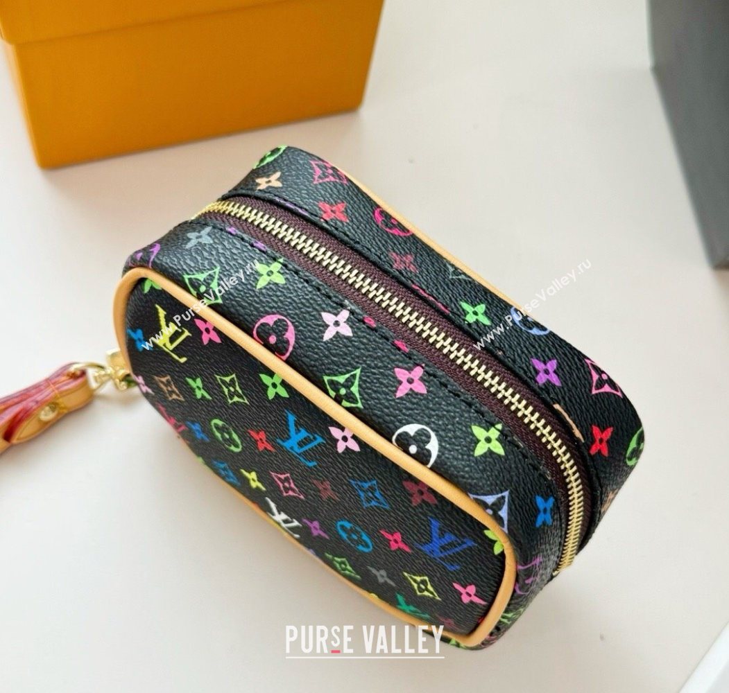 Louis Vuitton LV x TM Mini Vanity Monogram Clutch Black/Multicolor 2025 0616 (HY-250616121)
