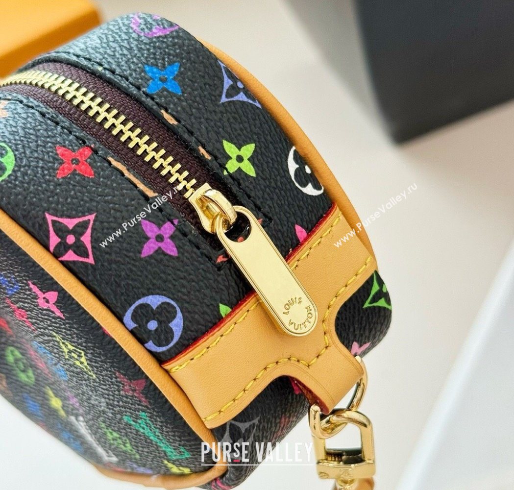 Louis Vuitton LV x TM Mini Vanity Monogram Clutch Black/Multicolor 2025 0616 (HY-250616121)