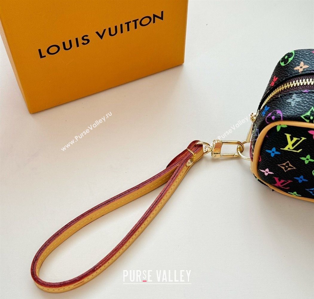 Louis Vuitton LV x TM Mini Vanity Monogram Clutch Black/Multicolor 2025 0616 (HY-250616121)