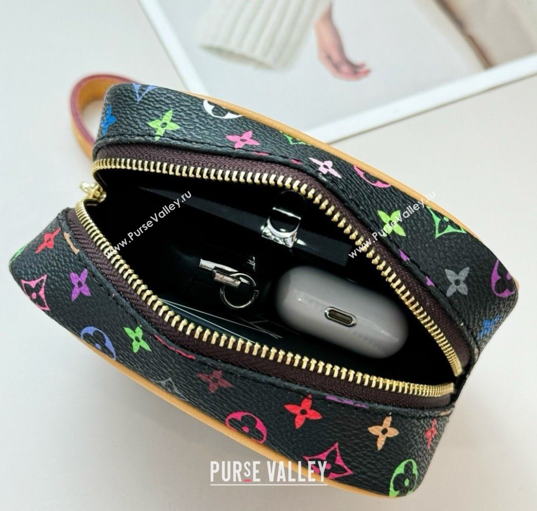Louis Vuitton LV x TM Mini Vanity Monogram Clutch Black/Multicolor 2025 0616 (HY-250616121)