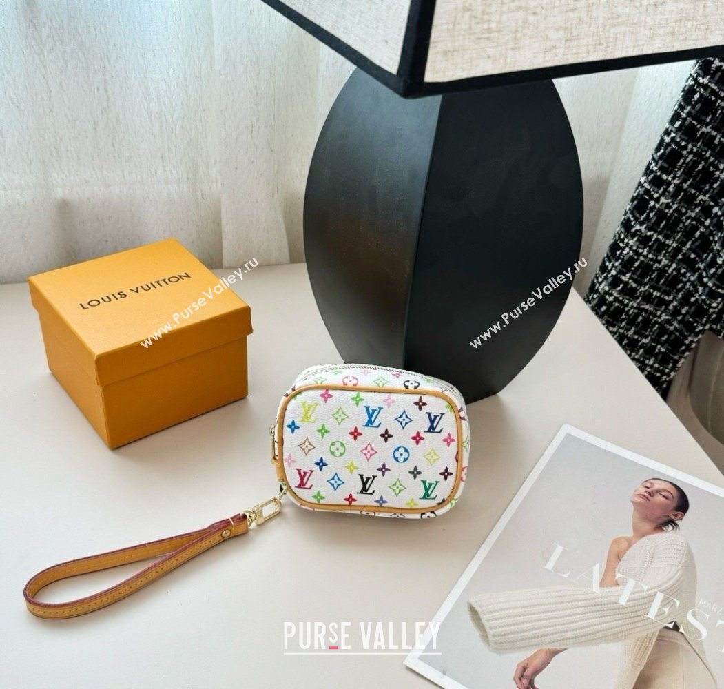 Louis Vuitton LV x TM Mini Vanity Monogram Clutch White/Multicolor 2025 0616 (HY-250616122)