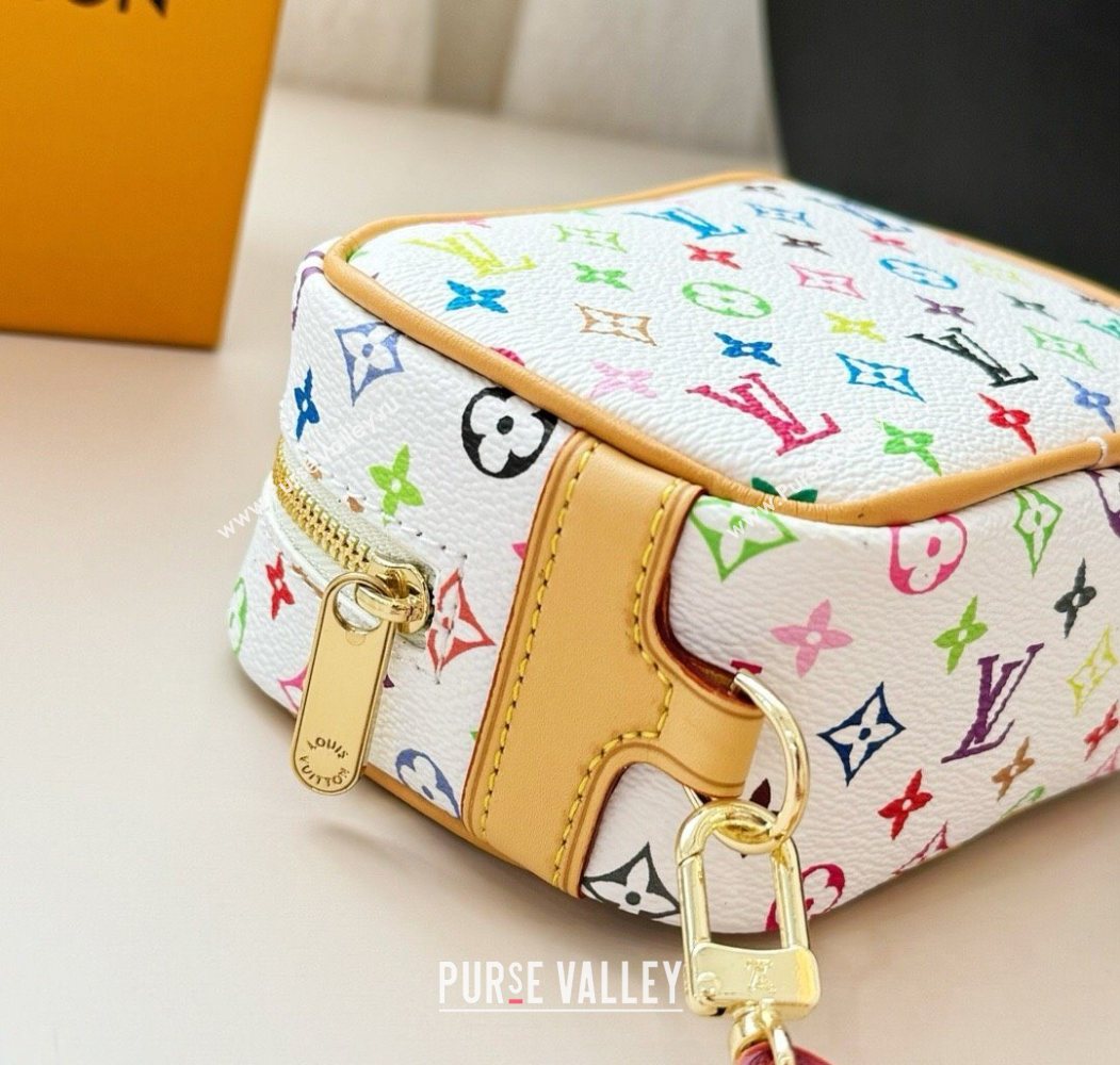 Louis Vuitton LV x TM Mini Vanity Monogram Clutch White/Multicolor 2025 0616 (HY-250616122)