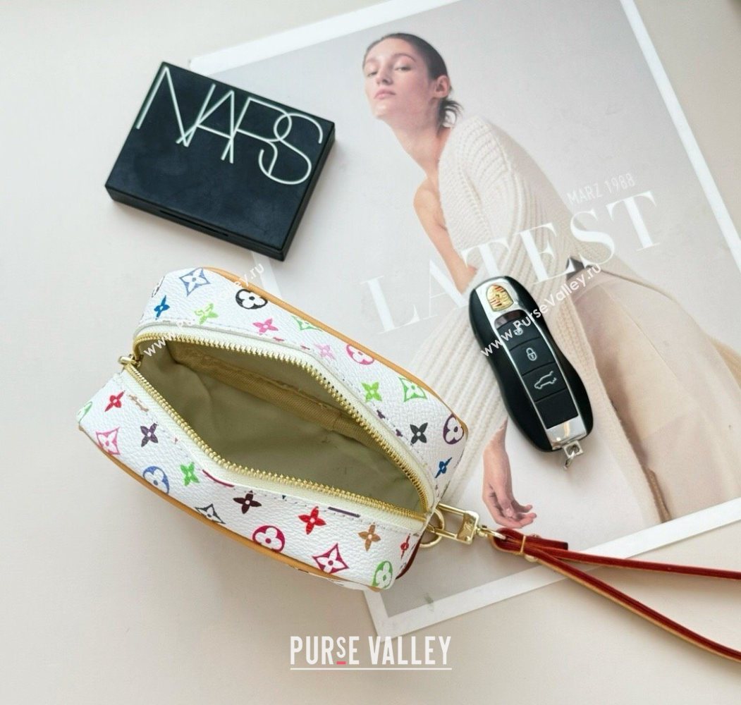 Louis Vuitton LV x TM Mini Vanity Monogram Clutch White/Multicolor 2025 0616 (HY-250616122)