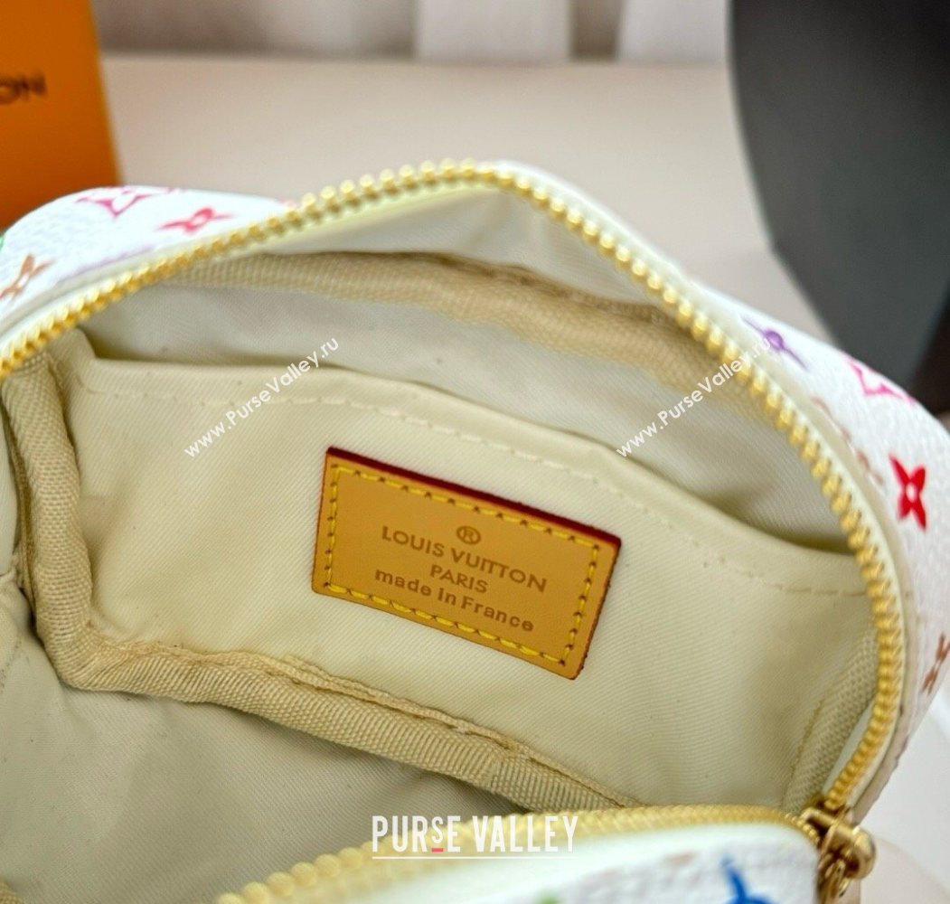 Louis Vuitton LV x TM Mini Vanity Monogram Clutch White/Multicolor 2025 0616 (HY-250616122)