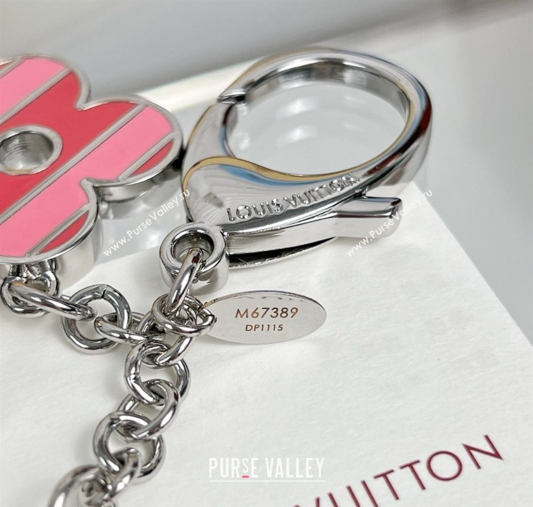 Louis Vuitton Chain Bag Charm And Key Holder Pink 2025 0616 (HY-250616088)