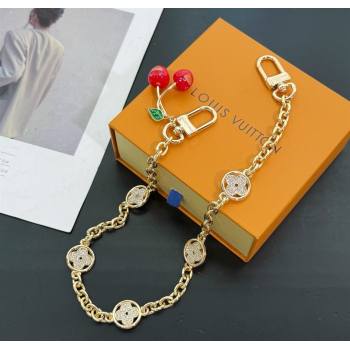 Louis Vuitton LV x TM Cerise Cherry Bag Chain with Strass 2025 0721 (HY-250721121)