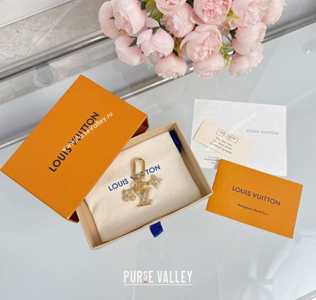 Louis Vuitton Micro Charms LV Iconic Key Holder and Bag Charm with Strass 2025 M01566 (HY-250722040)