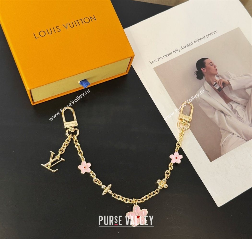 Louis Vuitton LV x TM Cherry Blossom Bag Chain Pink 2025 M02540 (HY-250722056)