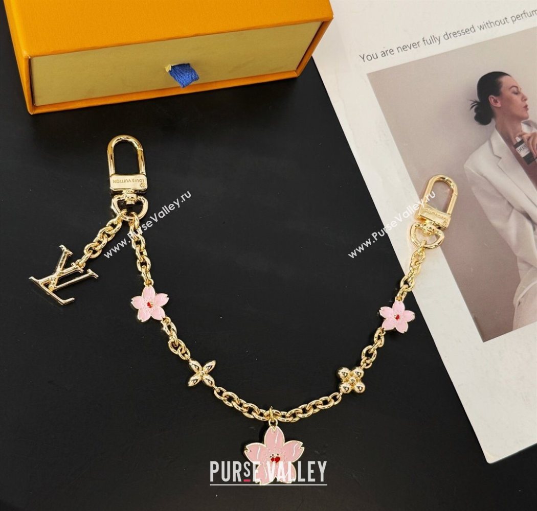 Louis Vuitton LV x TM Cherry Blossom Bag Chain Pink 2025 M02540 (HY-250722056)