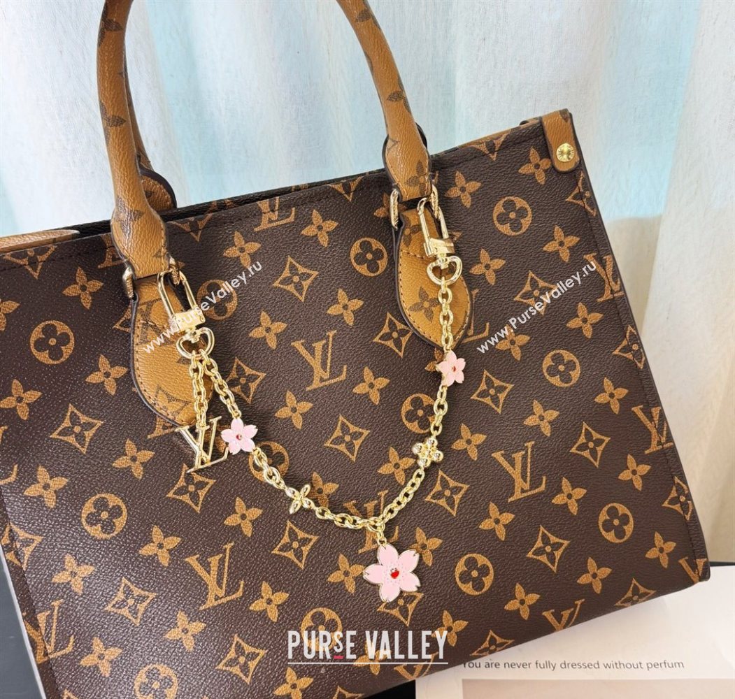 Louis Vuitton LV x TM Cherry Blossom Bag Chain Pink 2025 M02540 (HY-250722056)