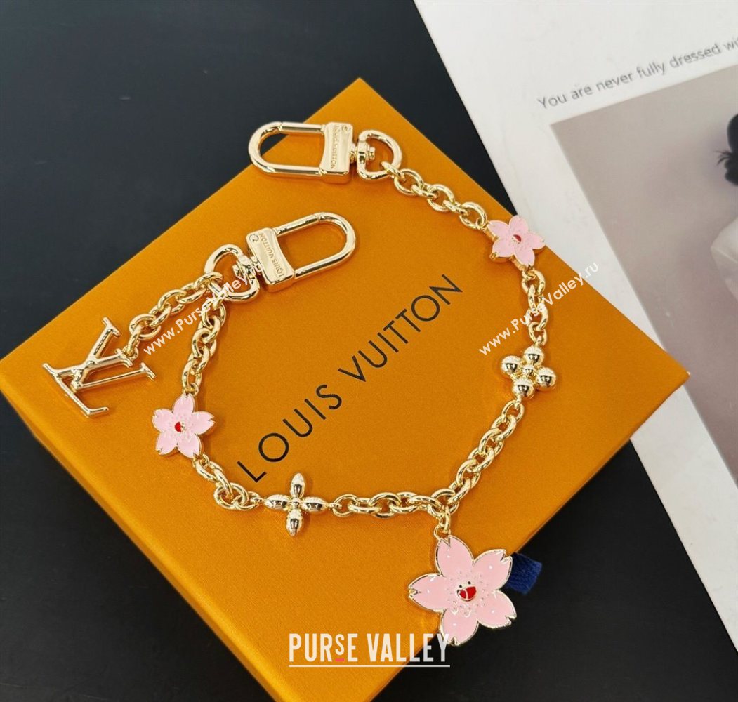 Louis Vuitton LV x TM Cherry Blossom Bag Chain Pink 2025 M02540 (HY-250722056)