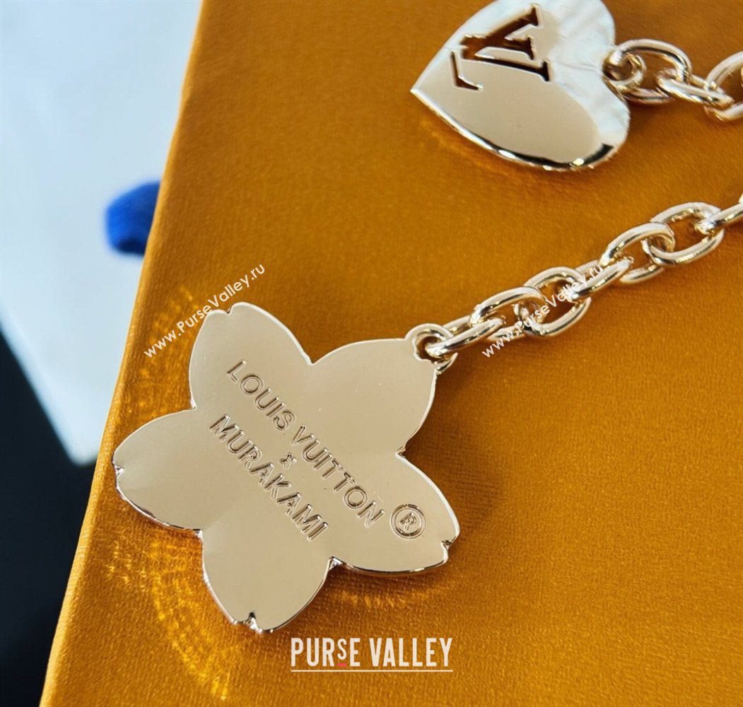 Louis Vuitton LV x TM Cherry Blossom Bag Charm Pink 2025 0722 (HY-250722057)