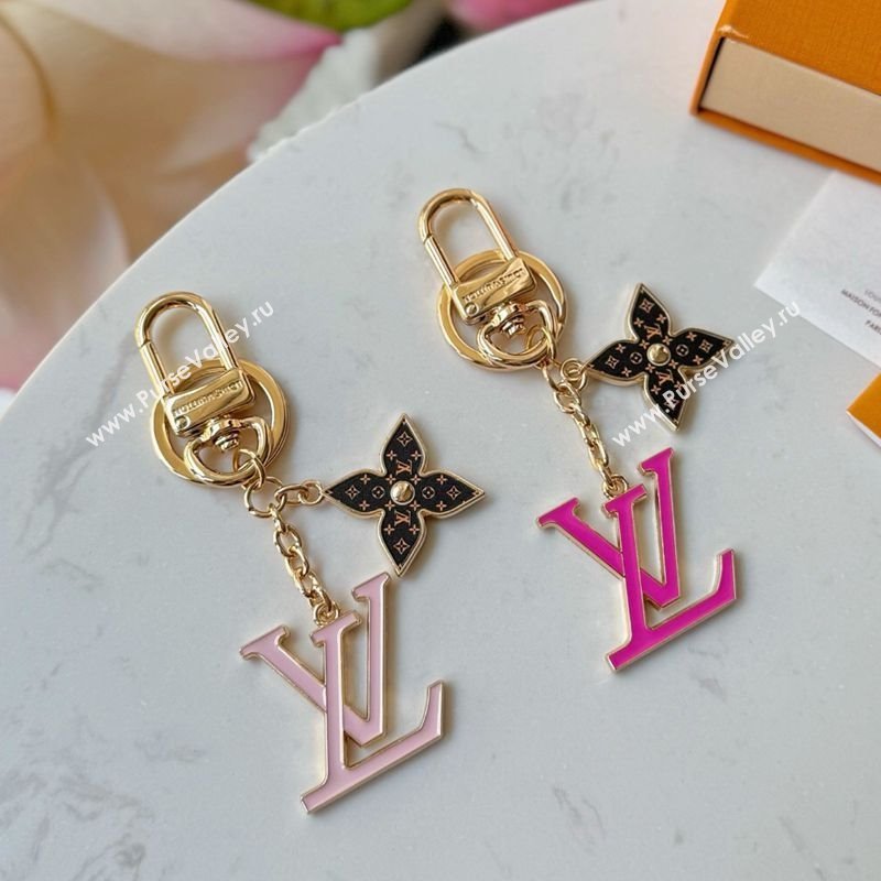 Louis Vuitton LV x TM LV Iconic Monogram Multicolor Key Holder Brown/Pink 2025 M02466 (HY-250722062)