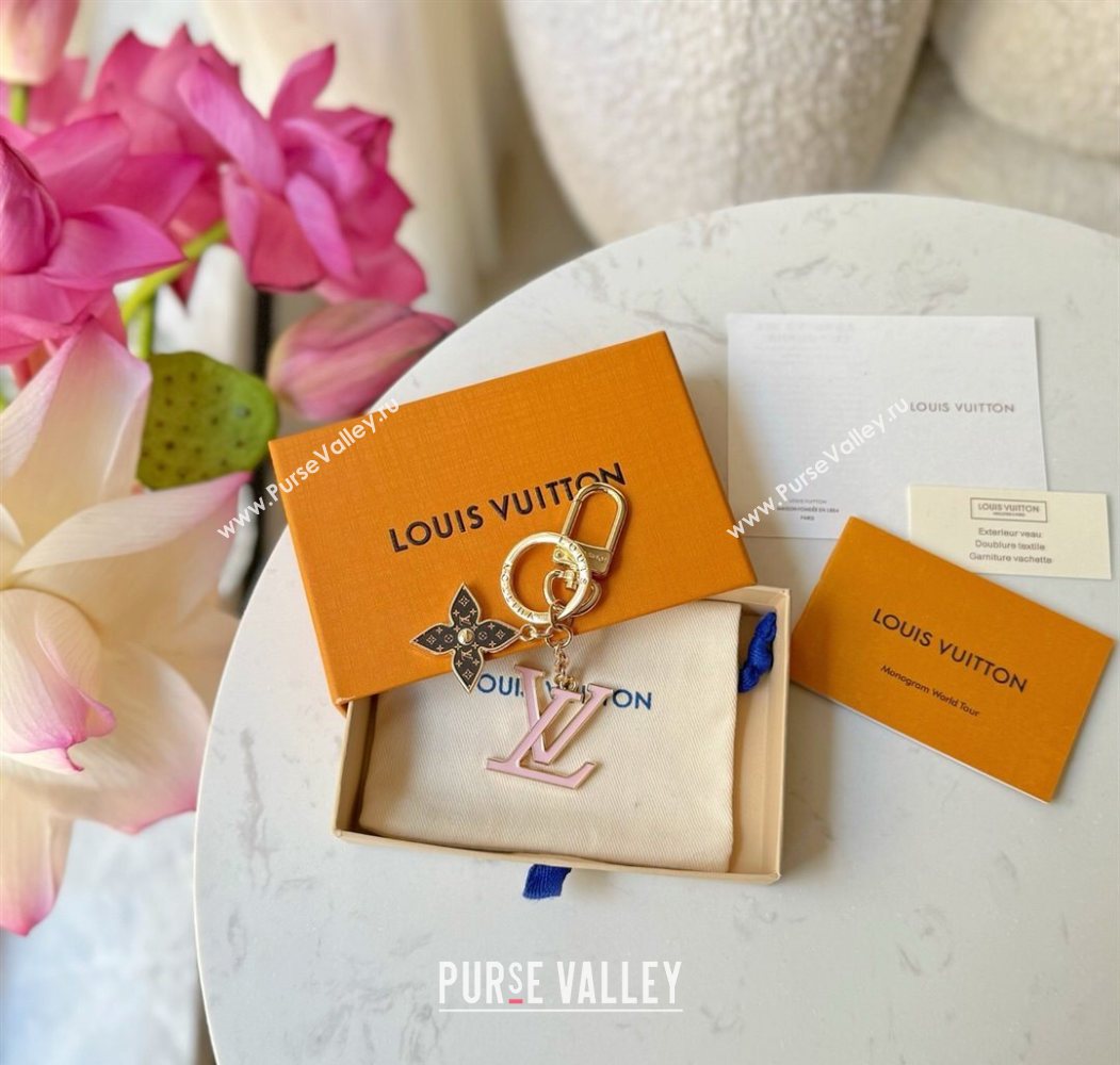 Louis Vuitton LV x TM LV Iconic Monogram Multicolor Key Holder Brown/Pink 2025 M02466 (HY-250722062)