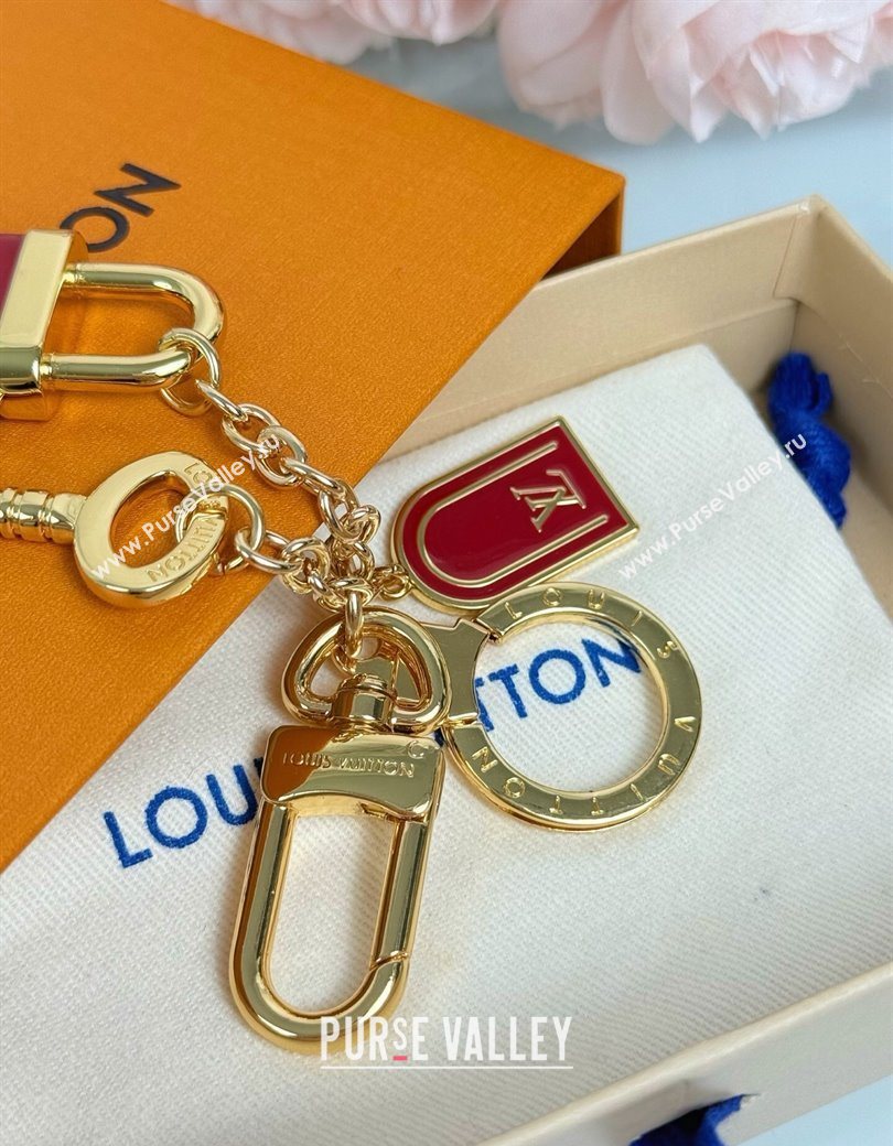 Louis Vuitton Lock Bag Charm and Key Holder Red 2025 0722 (HY-250722068)