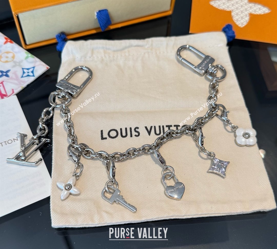 Louis Vuitton LV Charms Key Chain Bag Charm Silver 2025 M02943 (XMN-250915022)