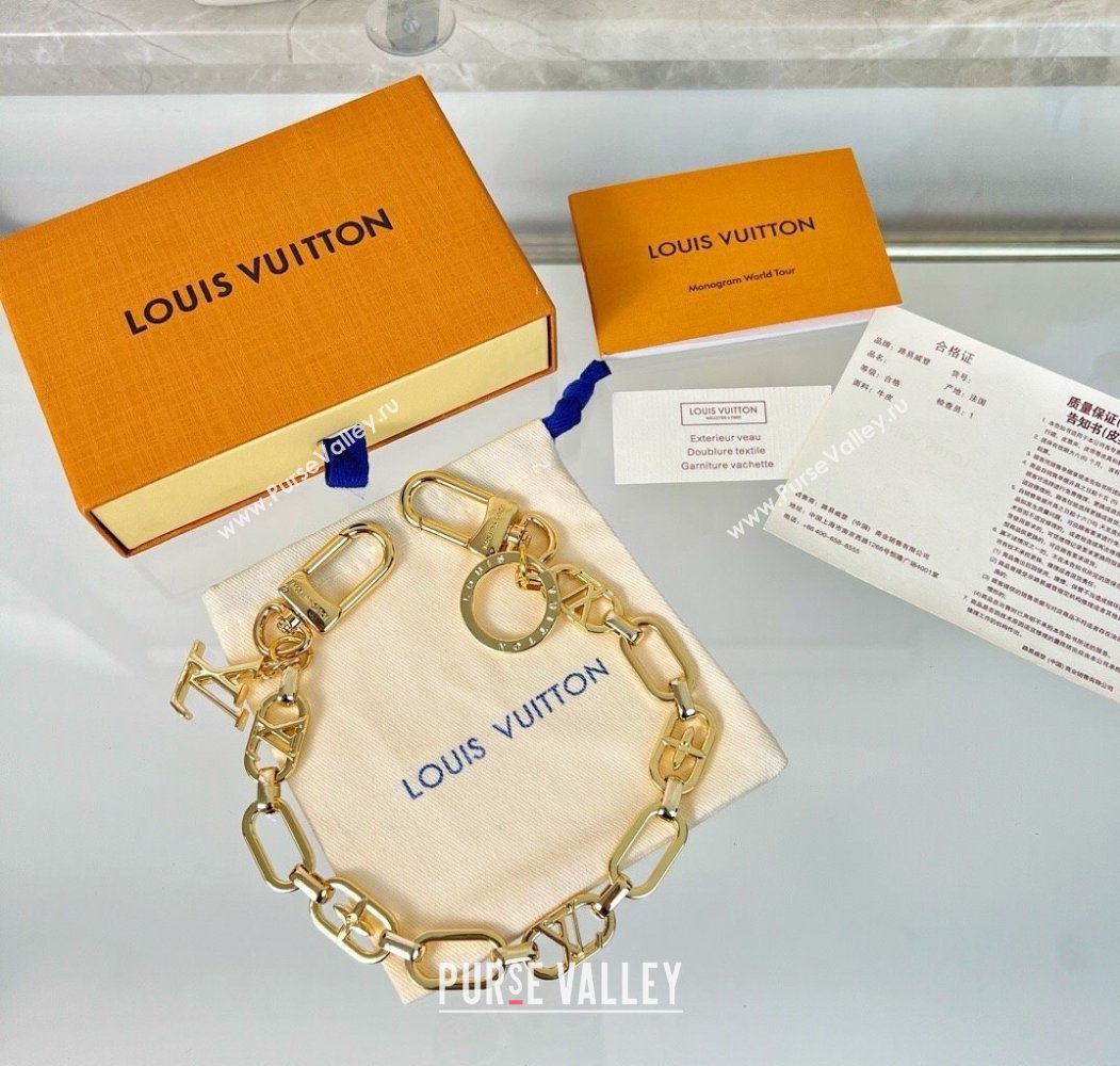 Louis Vuitton Chain Bag Charm and Key Holder Gold 2025 LV091506 (HY-250915010)