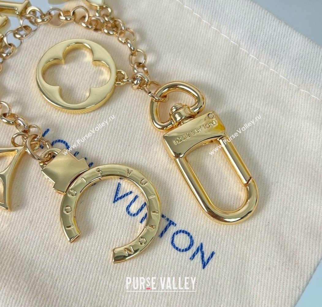 Louis Vuitton Fleur de Monogram Belt and Bag Charm Chain 2025 M01413 (HY-250915013)