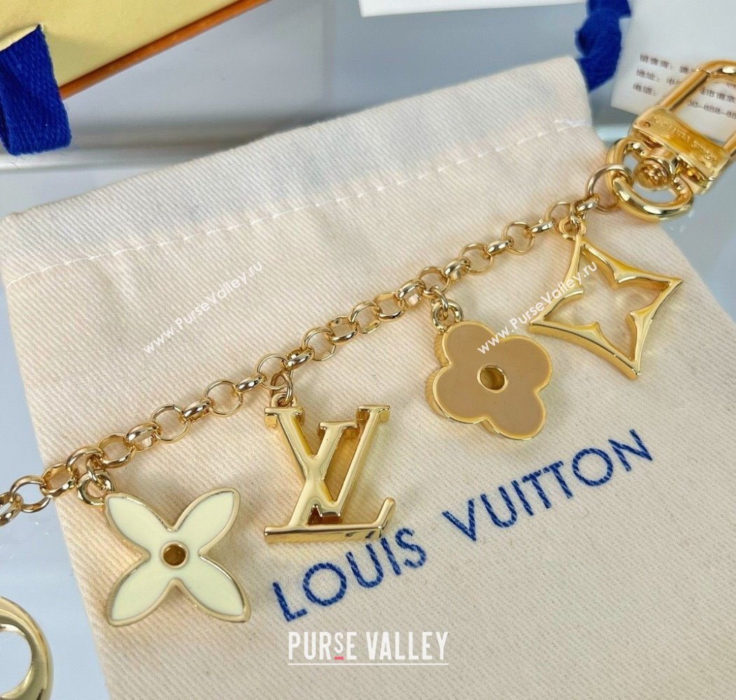 Louis Vuitton Fleur de Monogram Bag Charm Chain 2 2025 M01413 (HY-250915014)