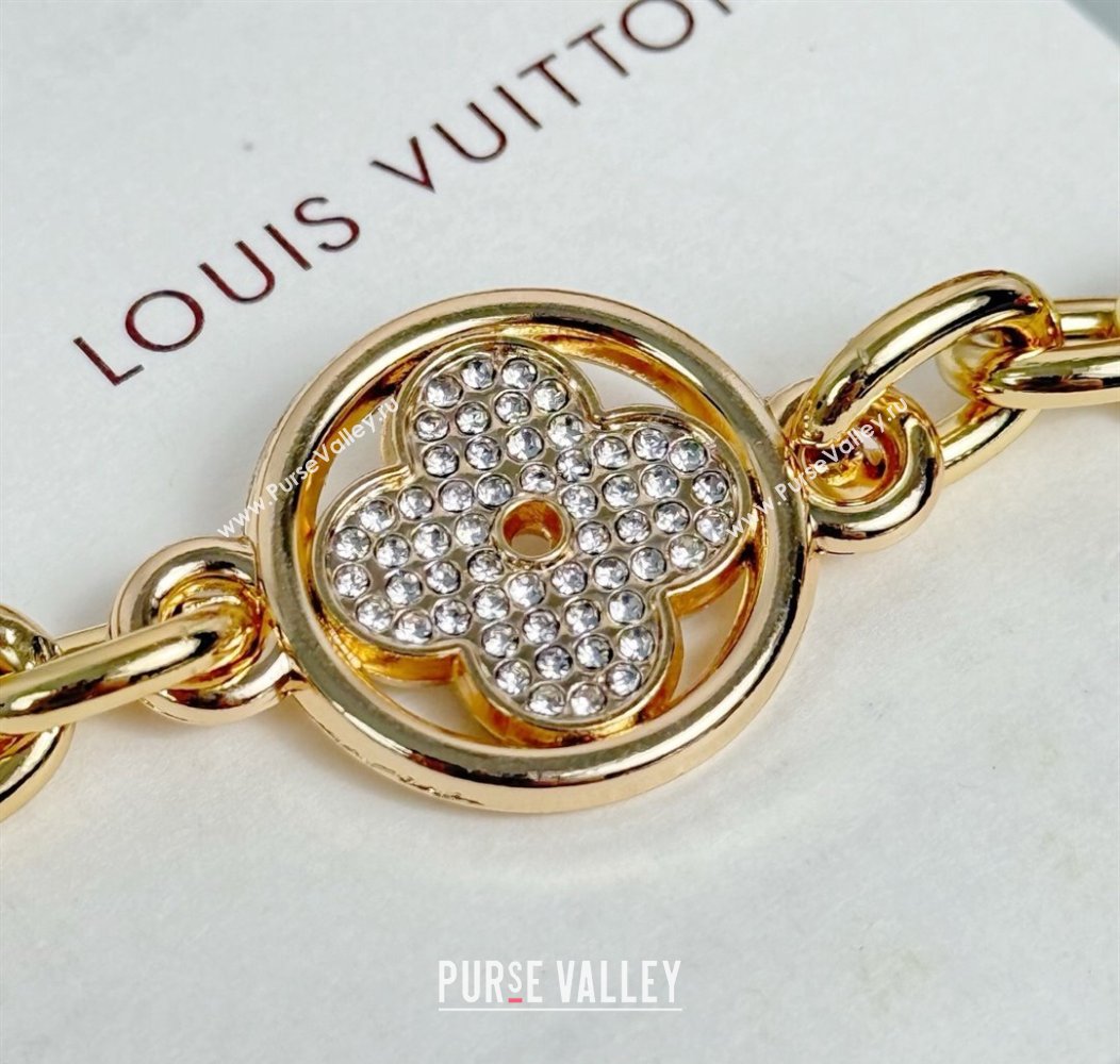 Louis Vuitton LV x TM Cherry Blossom Chain Bag Charm Gold/Strass 2025 LV091502 (HY-250915004)