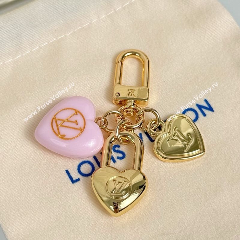 Louis Vuitton Micro Charms LV Heart Key Holder Light Pink 2025 M01554 (HY-250915007)