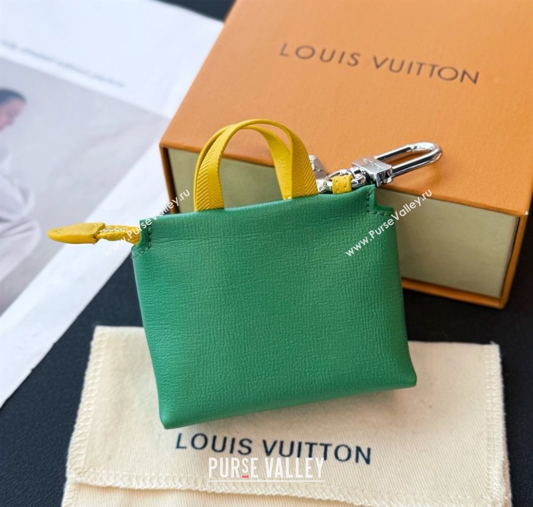 Louis Vuitton LV Mini Shopper Pouch Bag Charm Green 2025 M02699 (HY-250915041)