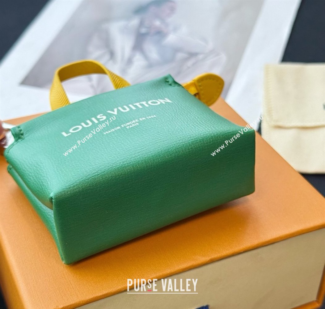Louis Vuitton LV Mini Shopper Pouch Bag Charm Green 2025 M02699 (HY-250915041)