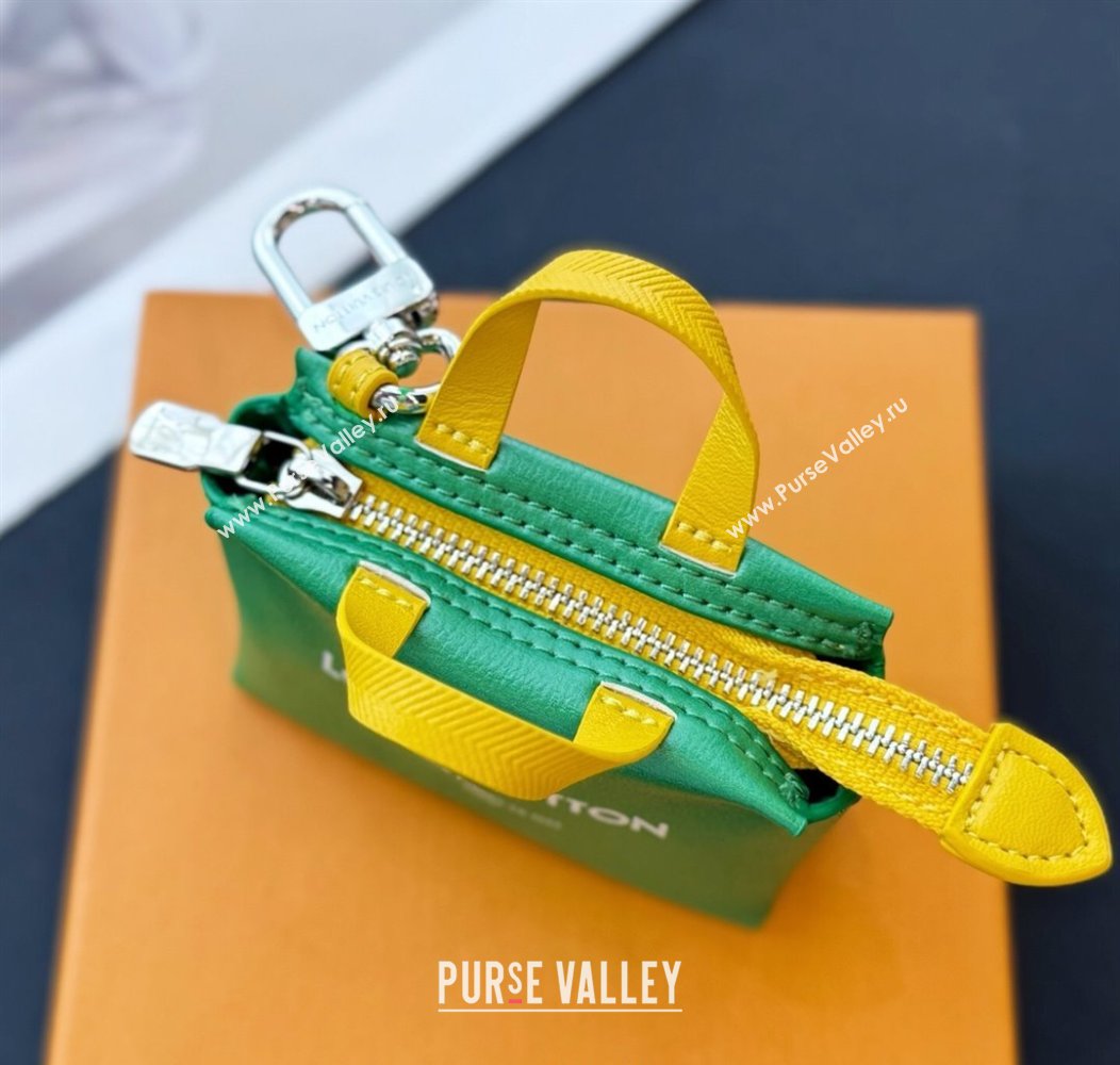 Louis Vuitton LV Mini Shopper Pouch Bag Charm Green 2025 M02699 (HY-250915041)