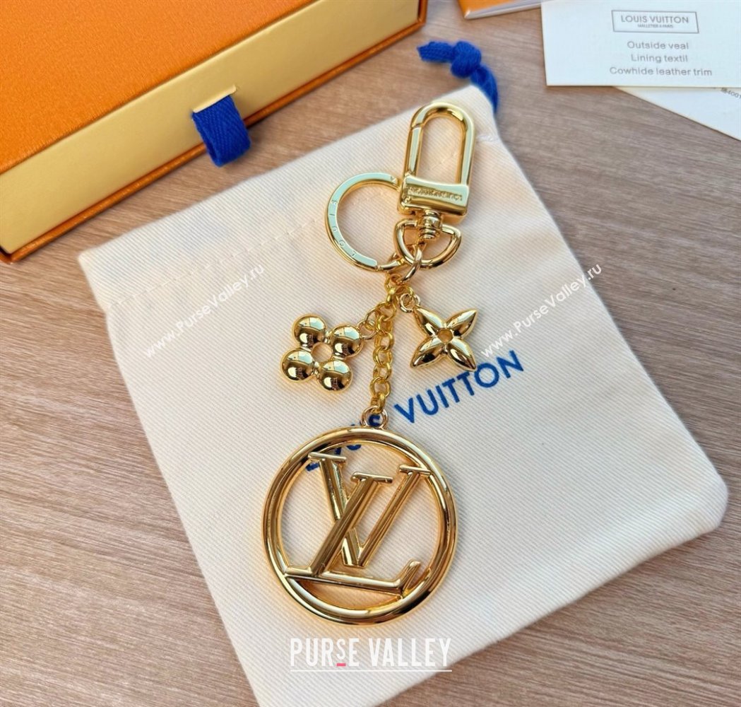 Louis Vuitton Blooming Chain Bag Charm Gold 1 2026 LV010708 (HY-260107034)