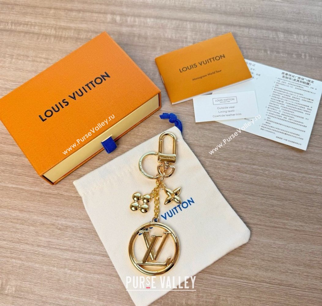 Louis Vuitton Blooming Chain Bag Charm Gold 1 2026 LV010708 (HY-260107034)