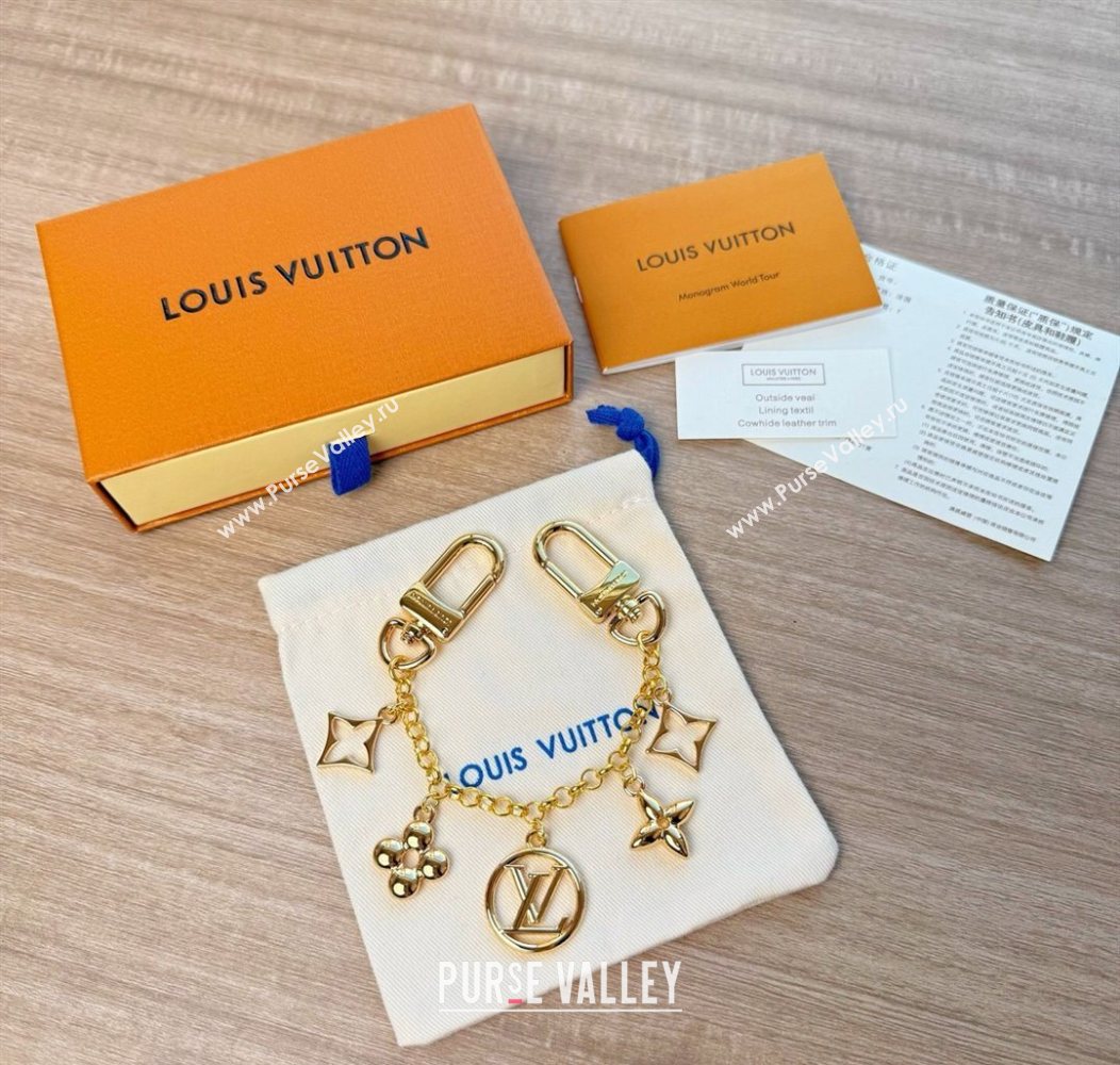 Louis Vuitton Blooming Chain Bag Charm Gold 2 2026 LV010708 (HY-260107035)