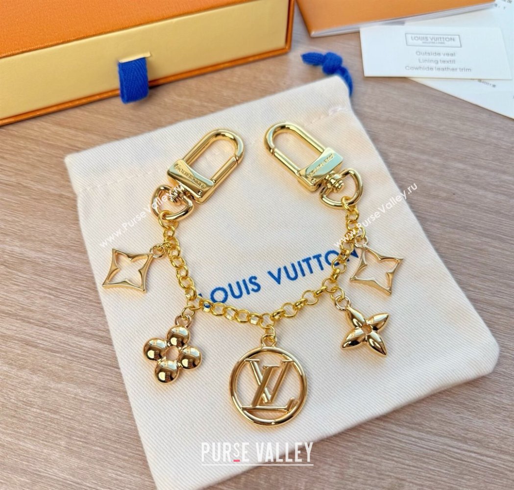 Louis Vuitton Blooming Chain Bag Charm Gold 2 2026 LV010708 (HY-260107035)