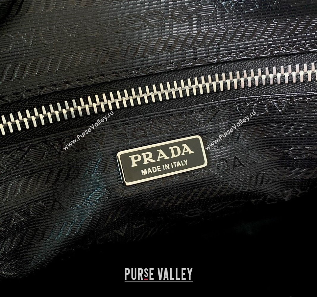 Prada Saffiano Leather Top Handle Bag 1BA328 Black 2024 (YZ-240921046)