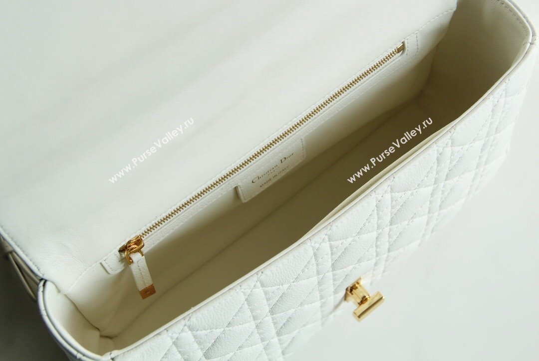 Dior Medium Caro Chain Bag in Soft Cannage Calfskin Beige 2024 (DMZ-24052224)