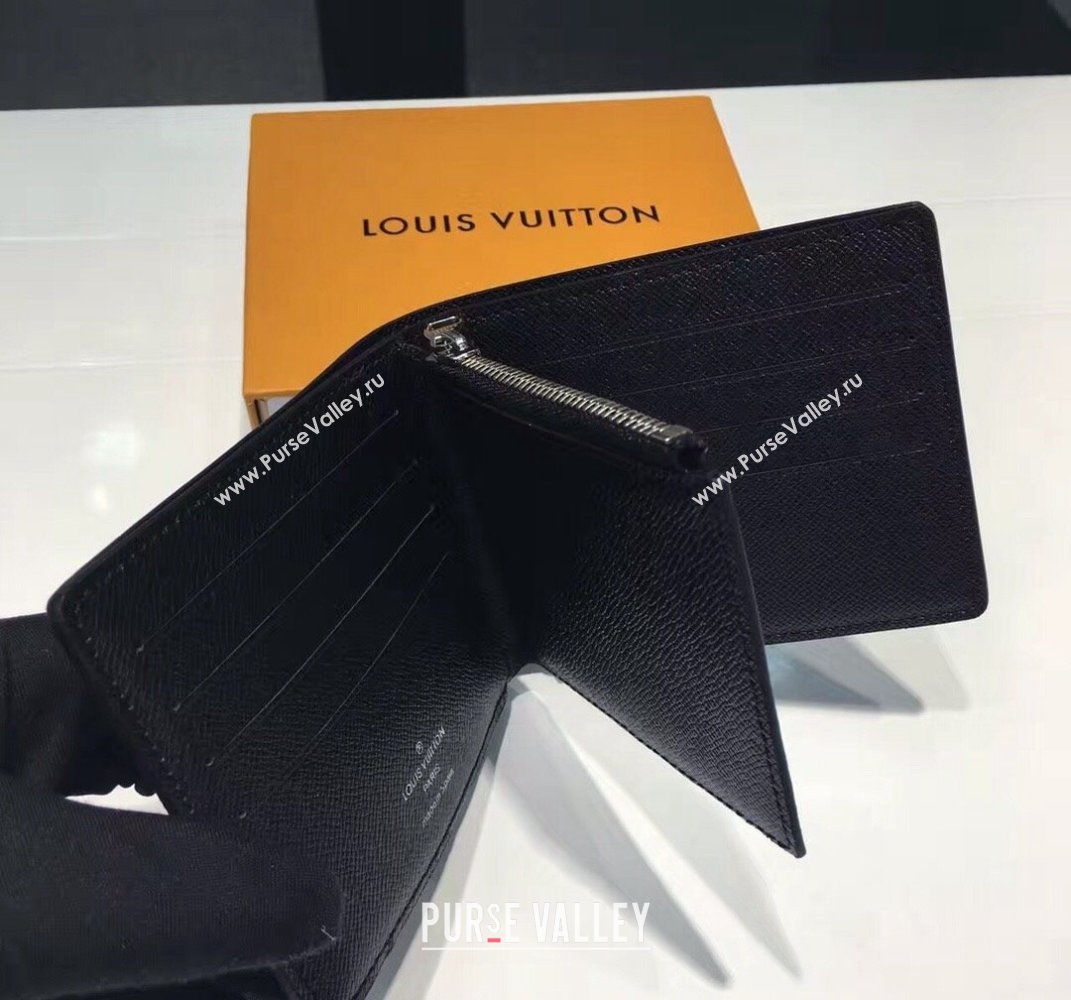 Louis Vuitton Amerigo Wallet N41635 Damier Graphite Canvas 2021 (KI-21101305)